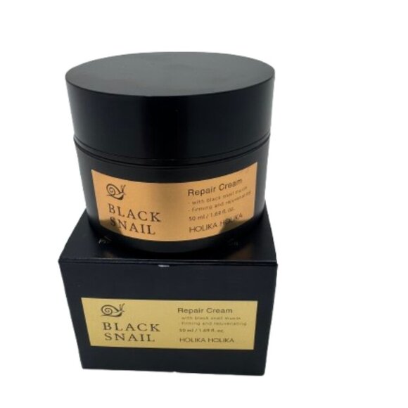 New in Box Holika Black Snail Repair Cream 1.69 fl. oz - Picture 4 of 4